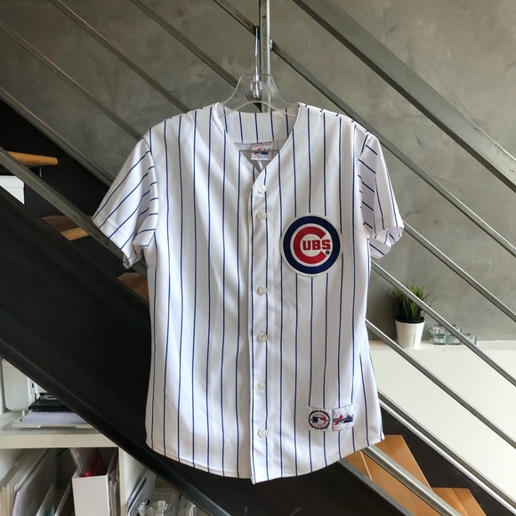 cubs striped jersey